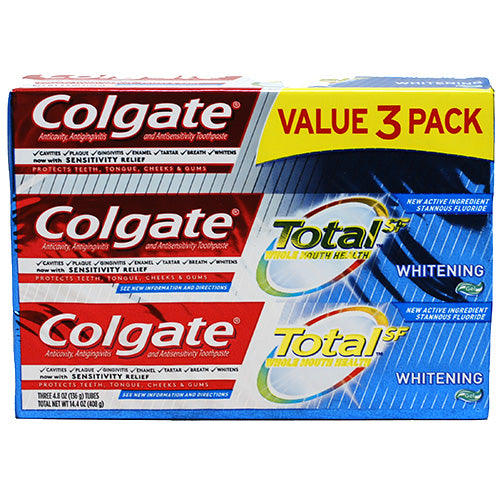 COLGATE T/PSTE 4.8oz/3PK(9/22)WHTNG/NI