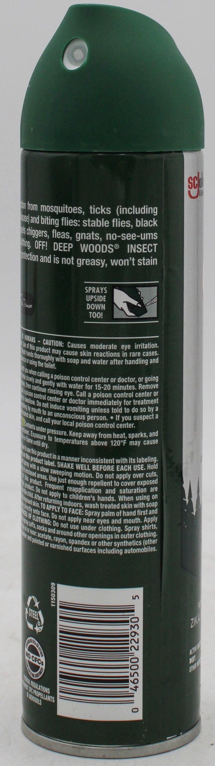 SP OFF! DEEP WOODS INSECT REPELLENT LONG LASTING PROTECTION 9oz