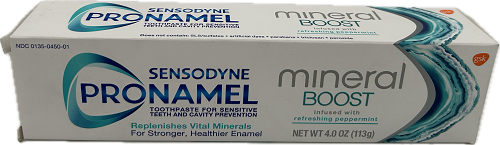 SENSODYNE PRONAMEL MINERAL BOOST TOOTHPASTE PEPPERMINT 4oz EXP 1/20/26 - 4340GA NI