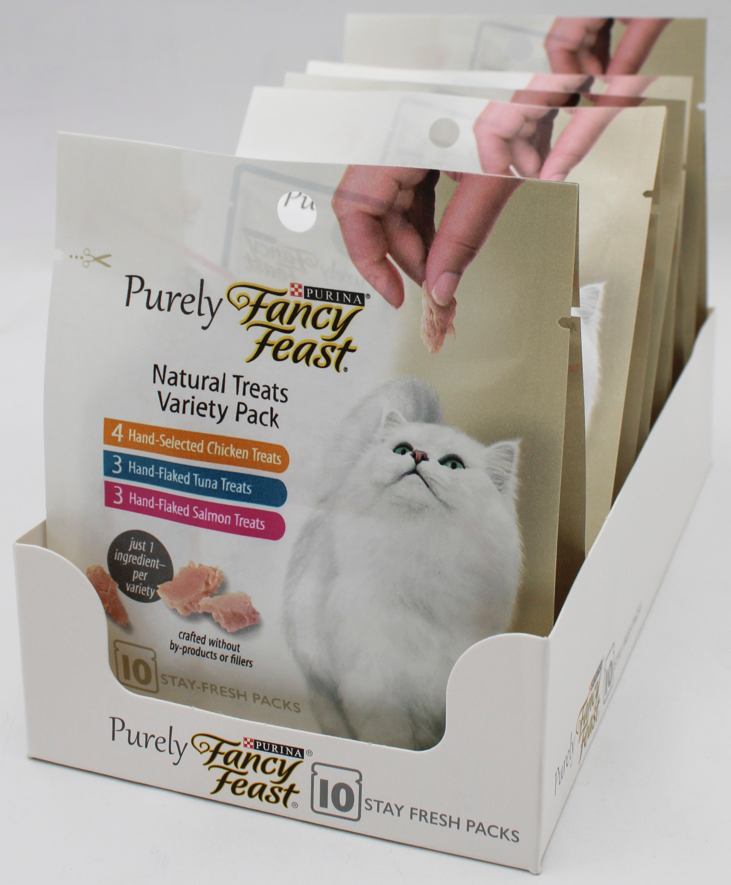 PURINA FANCY FEAST PURELY NATURAL CAT TREATS VARIETY PACK 1.06-OZ NI BB 11/30/26