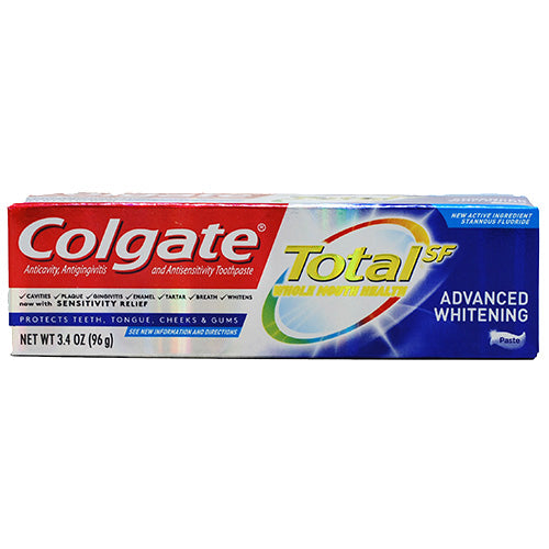 COLGATE TOTAL T/PASTE 5.1oz(12/22)ADVANCED WHITENING