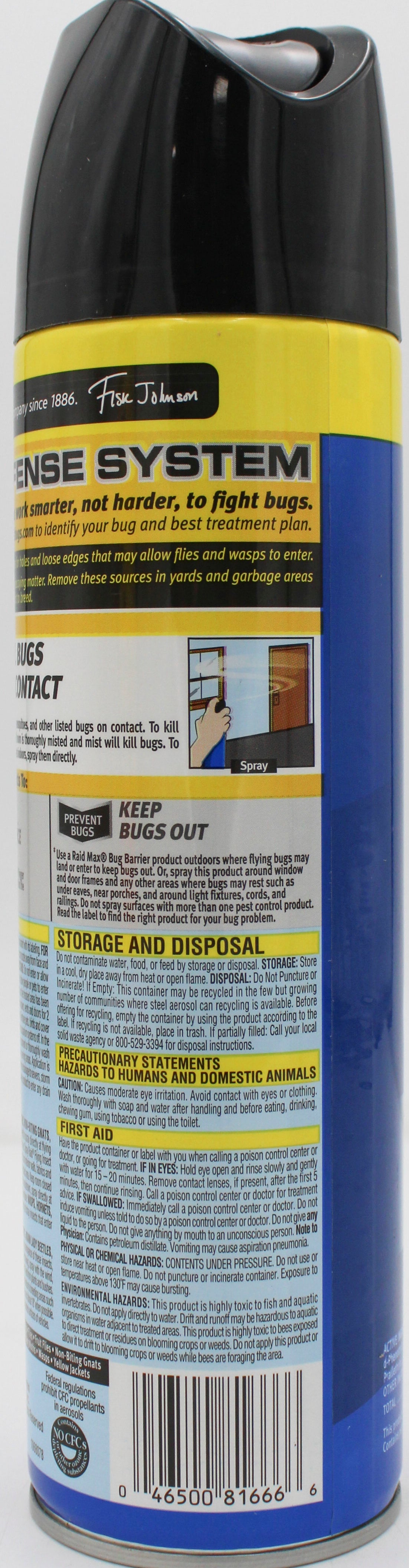 RAID FLYING INSECT KILLER AEROSOL 18oz 36CT DISPLAY