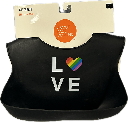 LOVE SILICONE BIB
