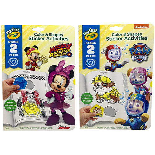 CRAYOLA COLOR STICKR BOOK-2STYLS/NI