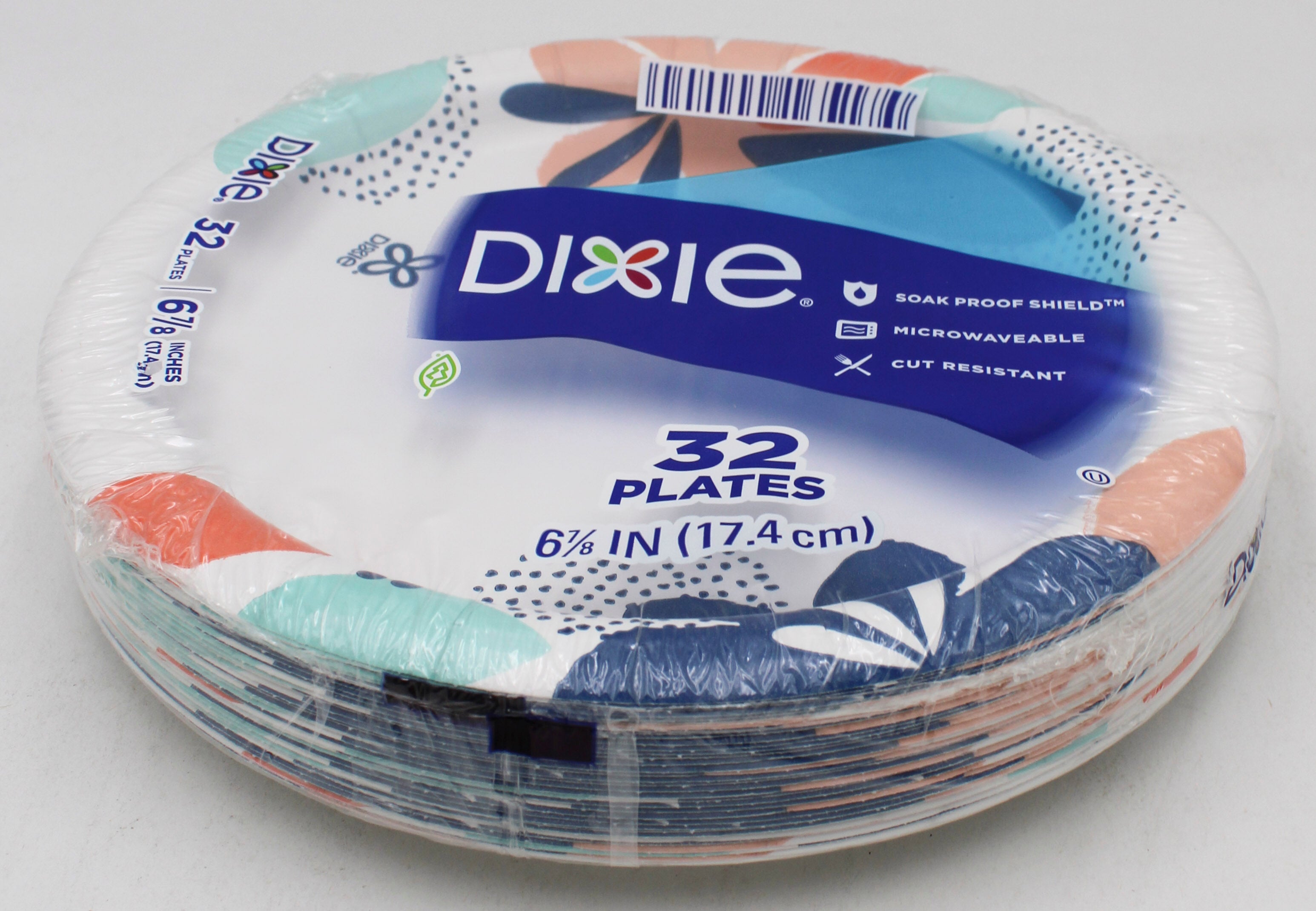 DIXIE PLATES 6 7/8 IN 32CT