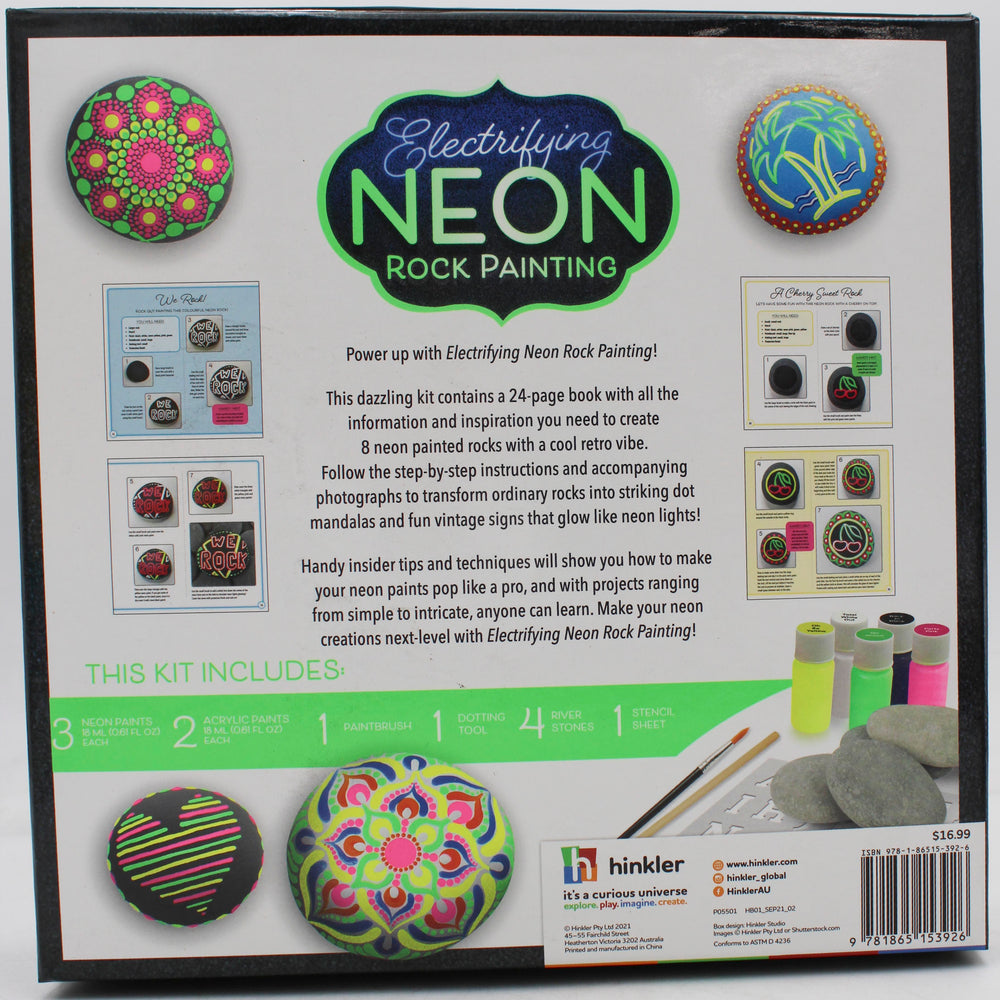 NEON ROCK PAINTING KIT