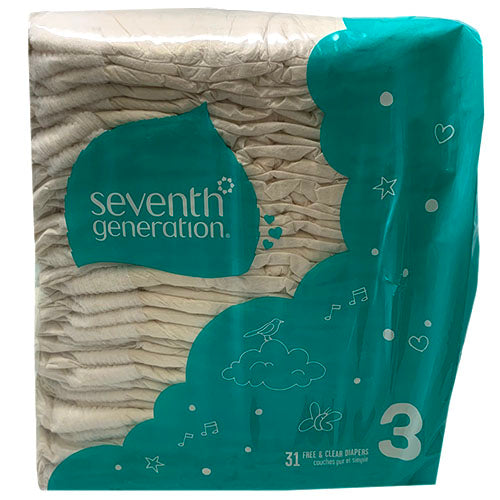 7TH GENRATION DIAPERS 31CT(SZ.3)