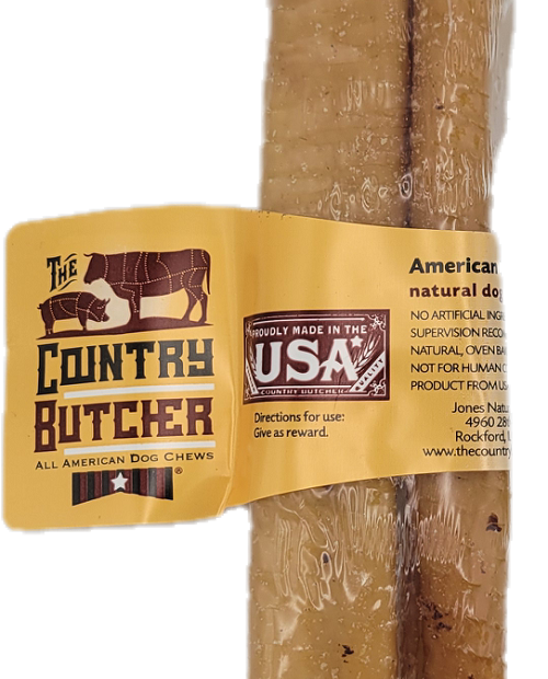 THE COUNTRY BUTCHER NATURAL DOG CHEWS PORK ROLLS 2CT MEDIUM 2.2oz BB 12/2/26