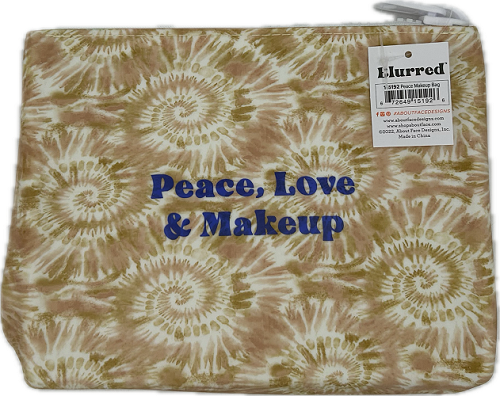 PEACE MEDIUM SILICONE COSMETIC BAG