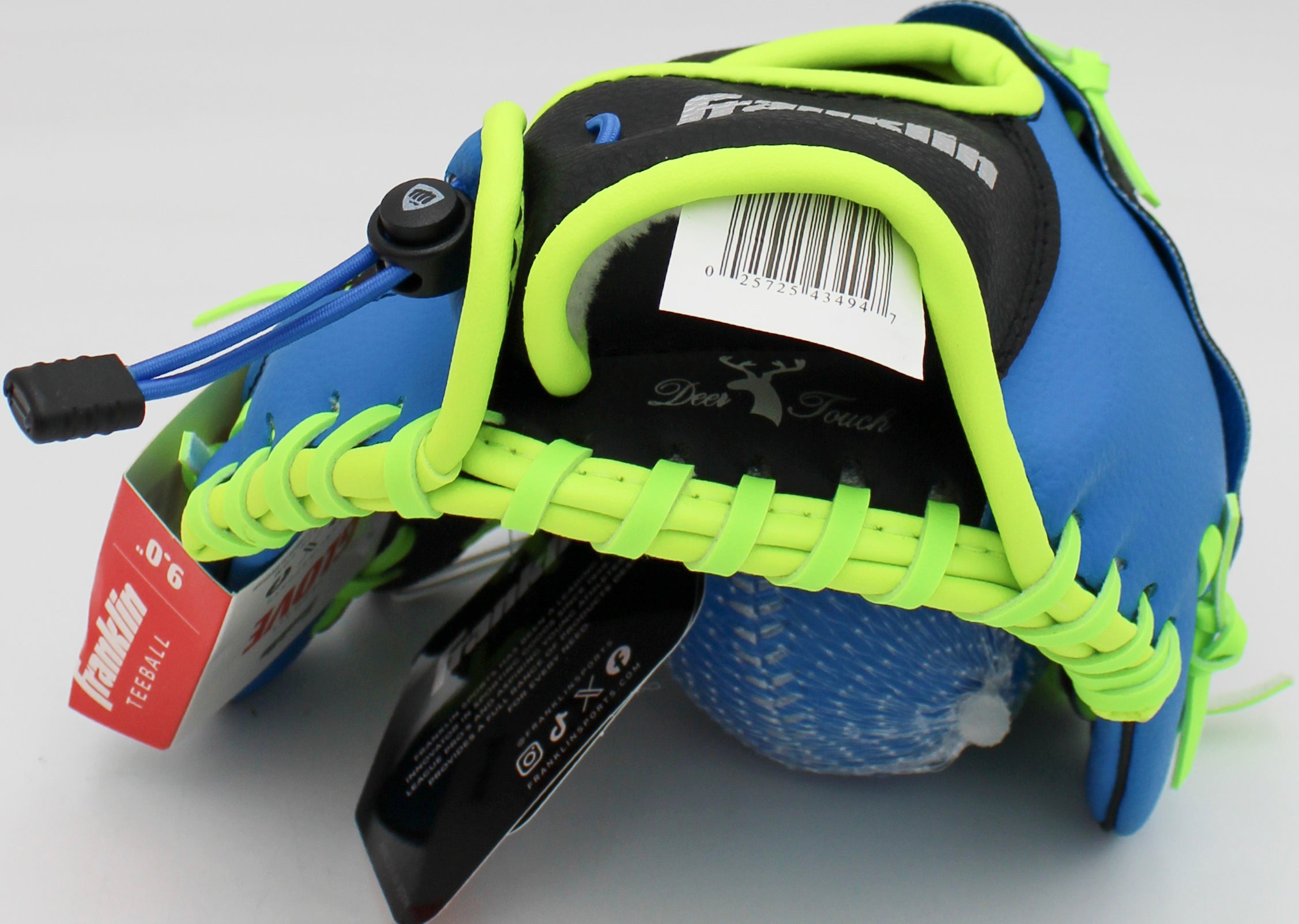 FRANKLIN 9" BLUE NEOGRIP BASEBALL GLOVE W BALL R