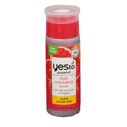 YESTO GRAPEFRUIT DAILY EXFOLIATING TONER 4OZ EXP 2/19/24