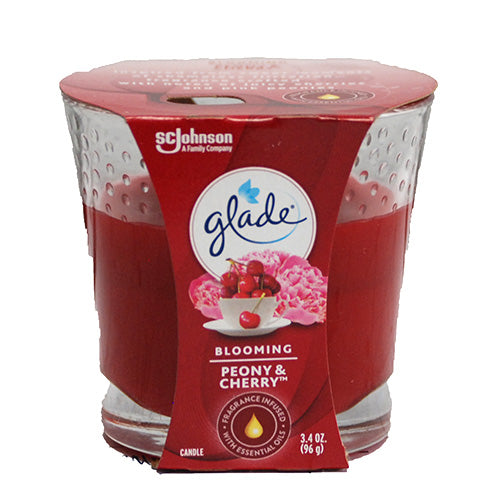 GLADE CANDLE 3.4oz-PEONY&CHERRY.