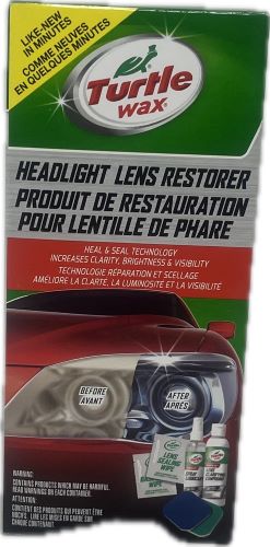 SP TURTLE WAX HEADLIGHT LENS RESTORER KIT