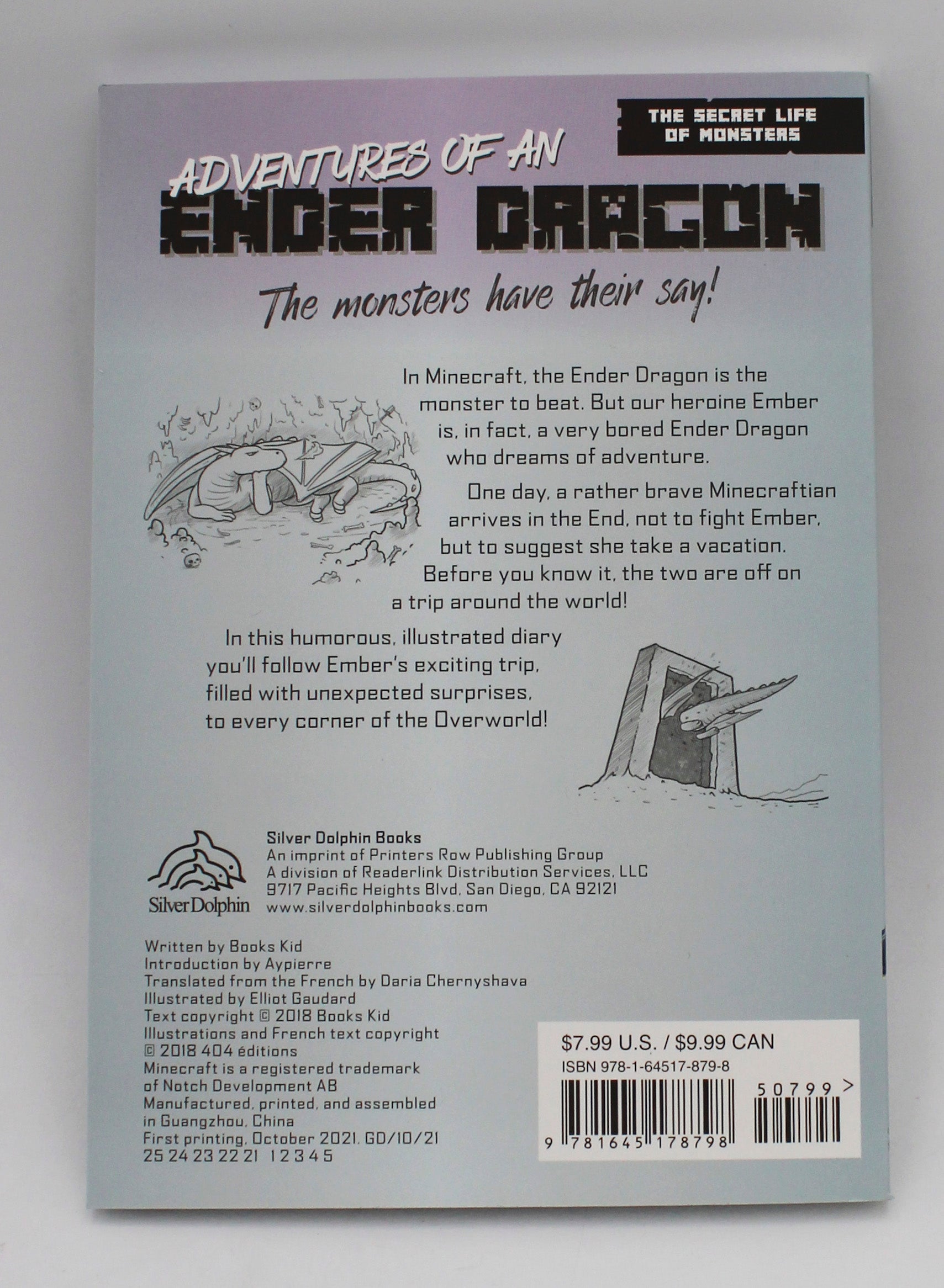 ADVENTURES OF AN ENDER DRAGON: AN UNOFFICIAL MINECRAFT DIARY 144pg
