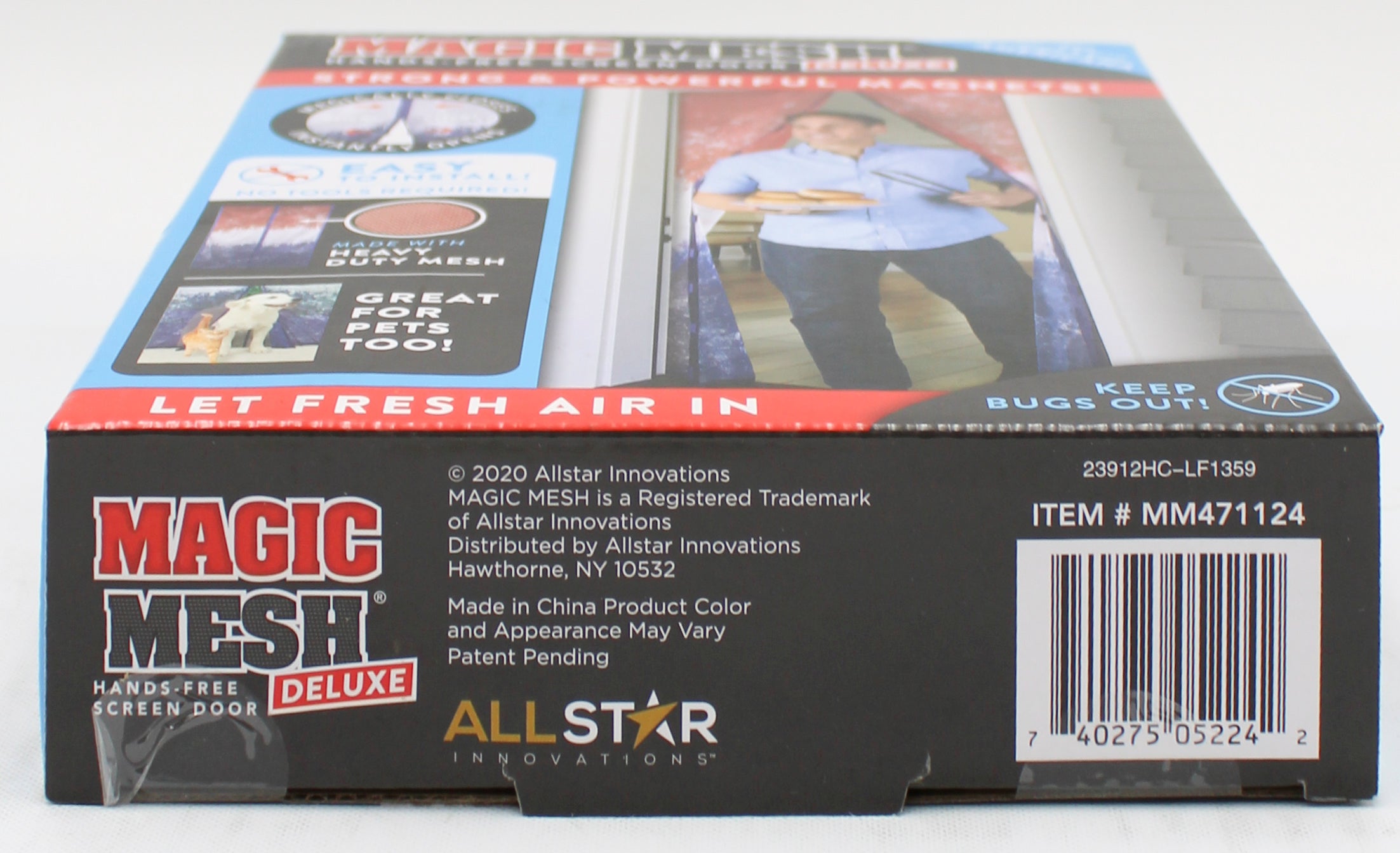 MAGIC MESH SCREEN DOOR DELUXE HANDS FREE SCREEN NI