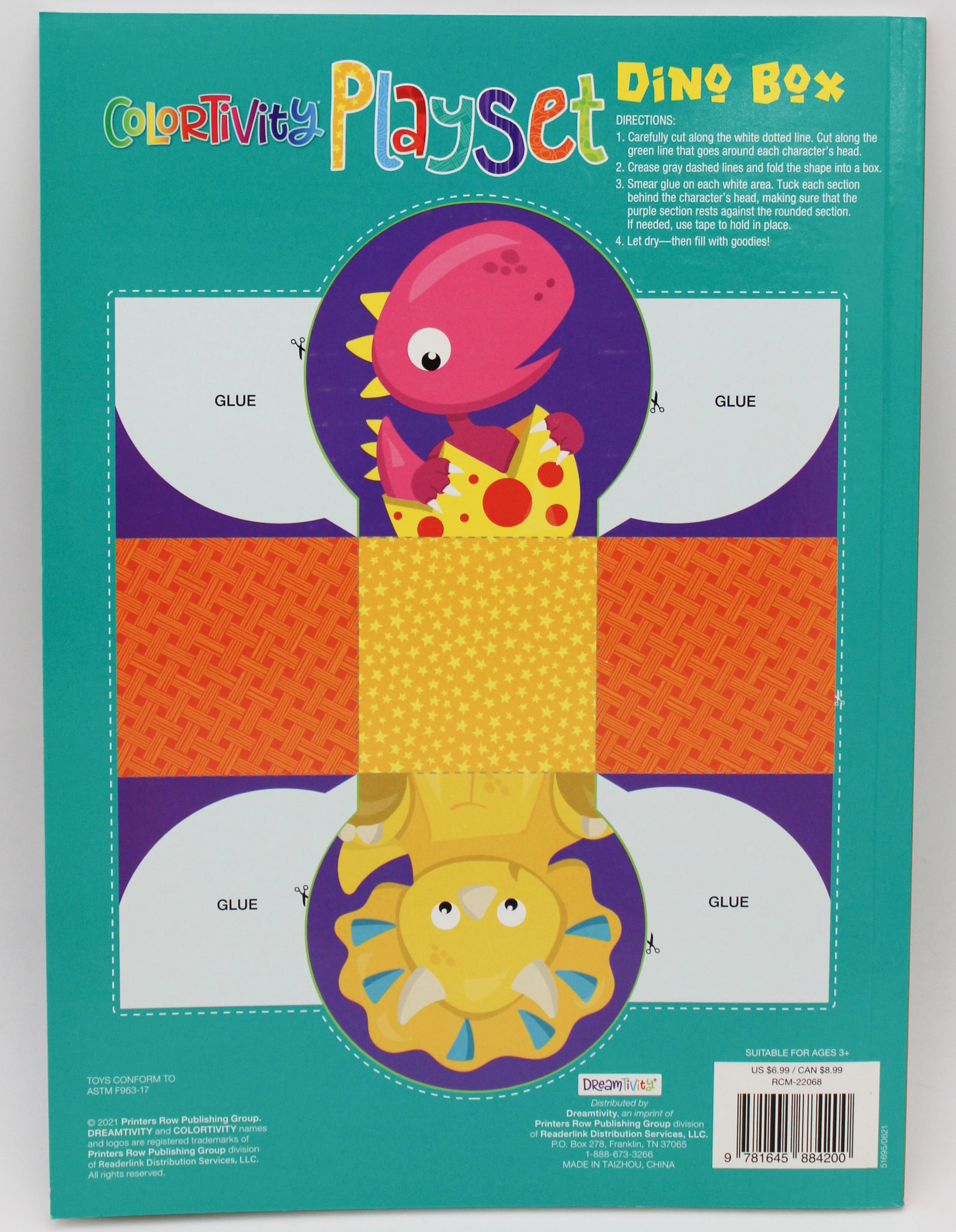 DINO FUN! PLAYSET PAPERBACK ACTIVITY BOOK 64PG PP $6.99