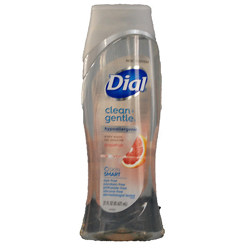 DIAL CLEAN/GENTLE HYPOALLERGENIC BODY WASH 21OZ-GRAPEFRUIT
