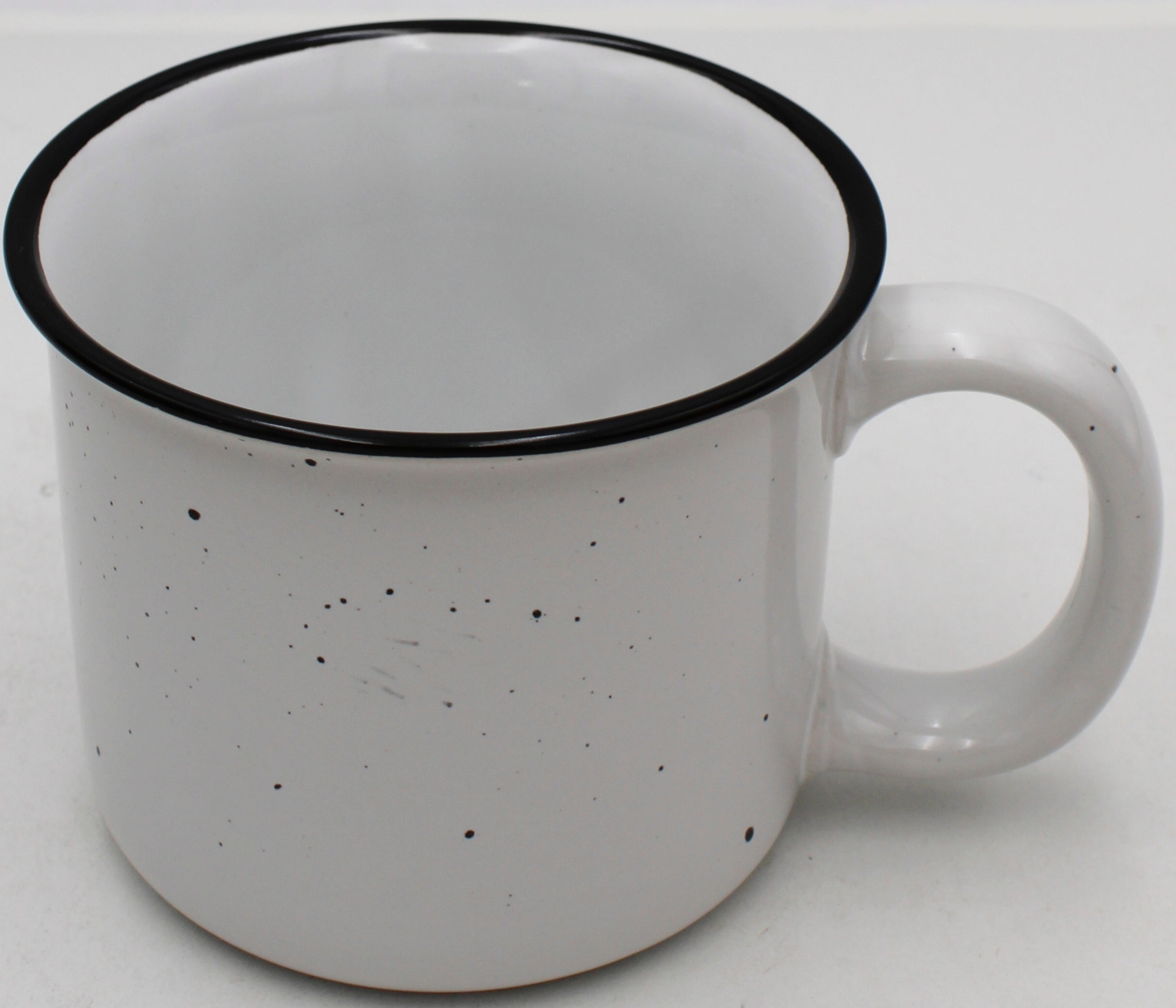 15OZ CERAMIC CAMPFIRE MUG - WHITE