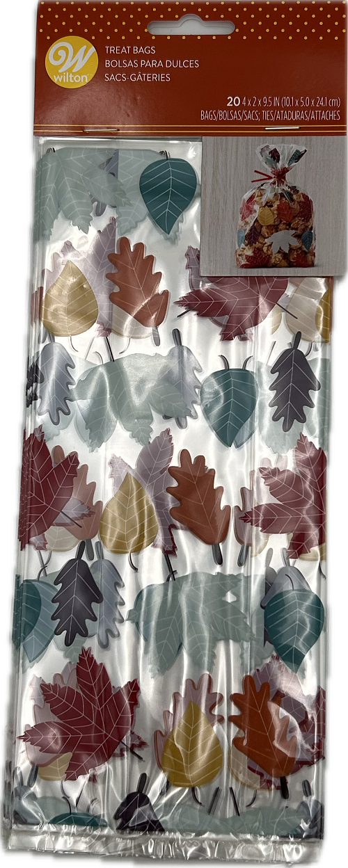 AUTUMN TREAT BAG LEAVES STD 20  NI