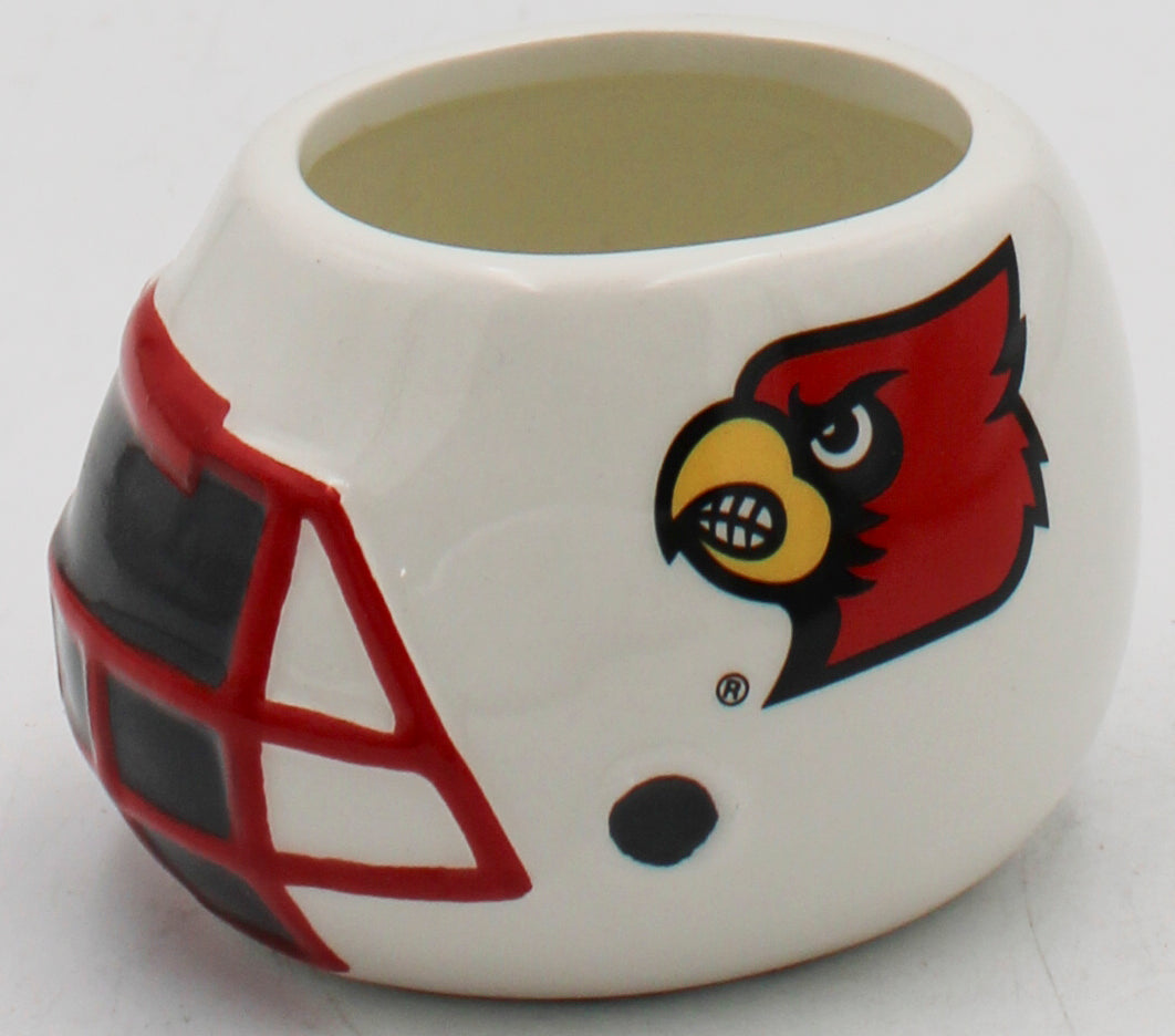 LOUISVILLE CARDINALS SMALL CERAMIC HELMET