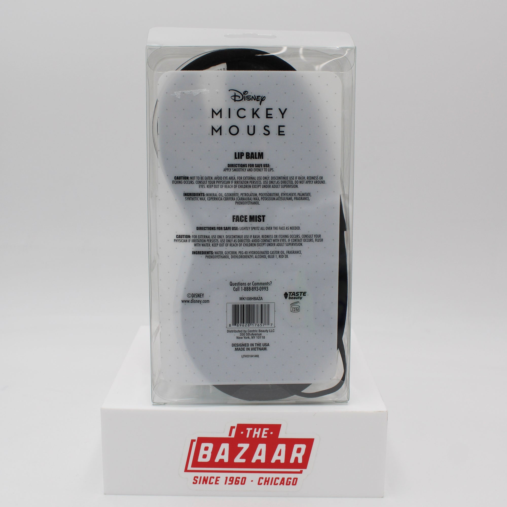 DISNEY MICKEY BEAUTY SLEEP SET 3pc NI