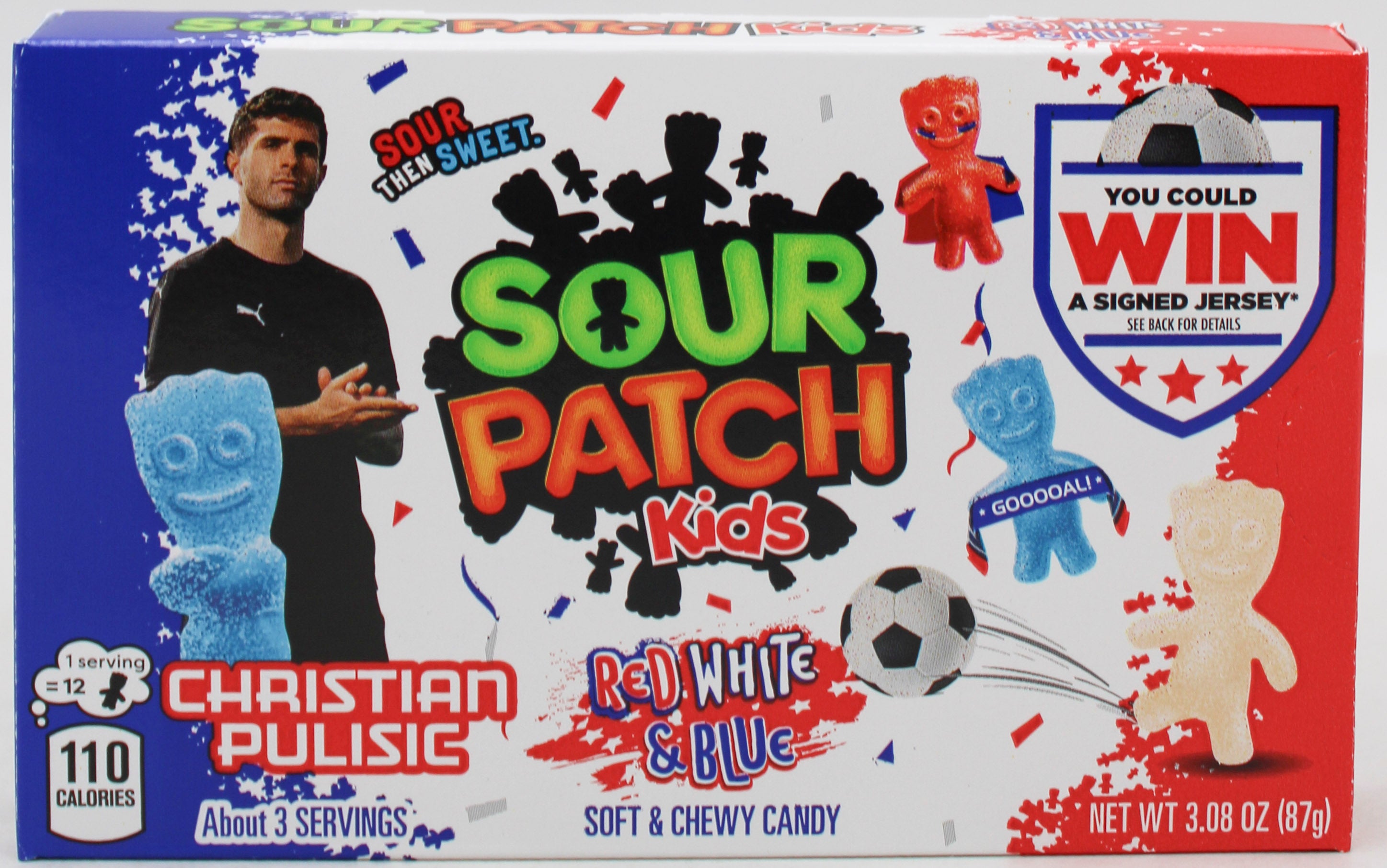 SOUR PATCH KIDS RWB 3.08 Oz THEATRE BOX BB 1/27/27