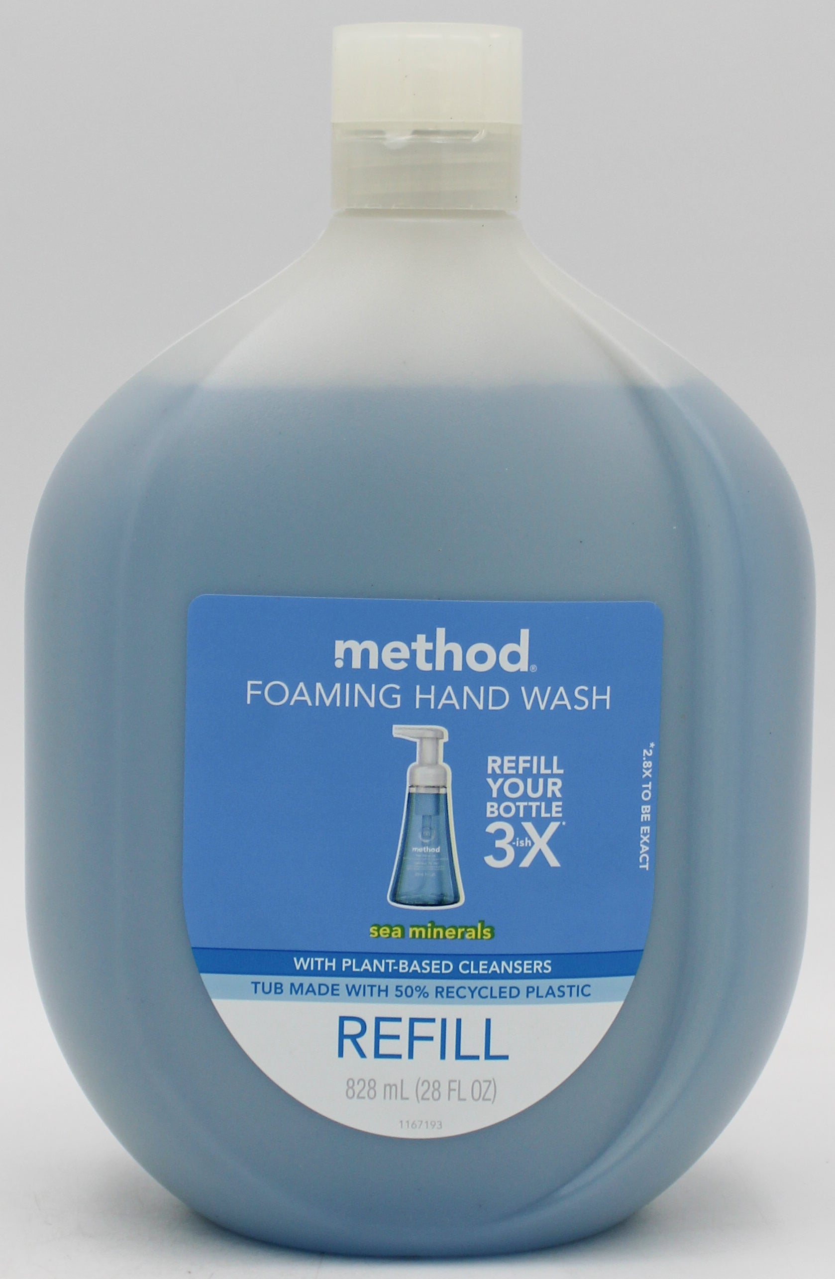 METHOD FOAMING HAND WASH SEA MINERALS REFILL 28floz US