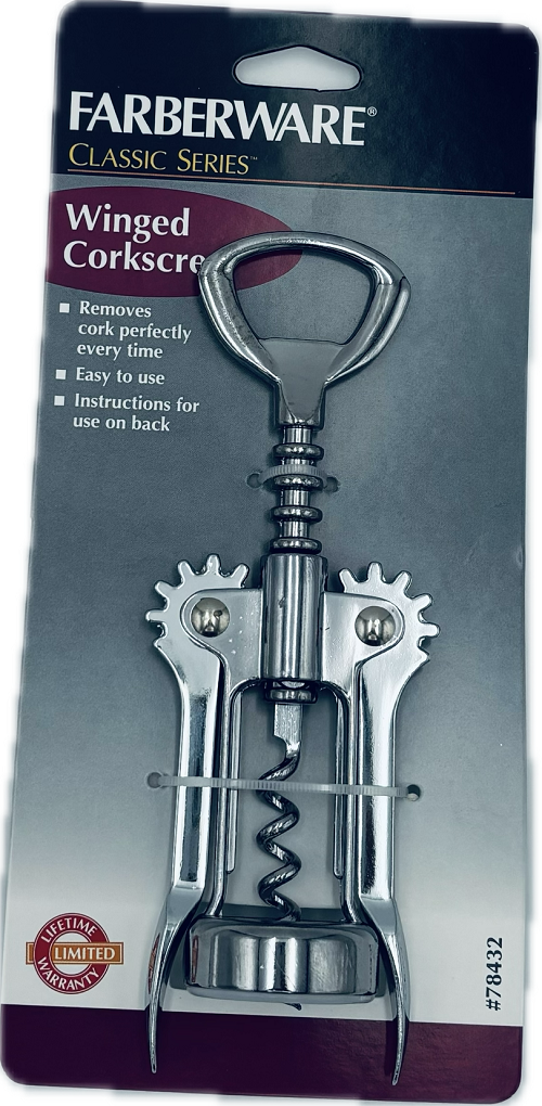 FARBERWARE CLASSIC SEREIS WINGED CORKSCREW CHROME NI