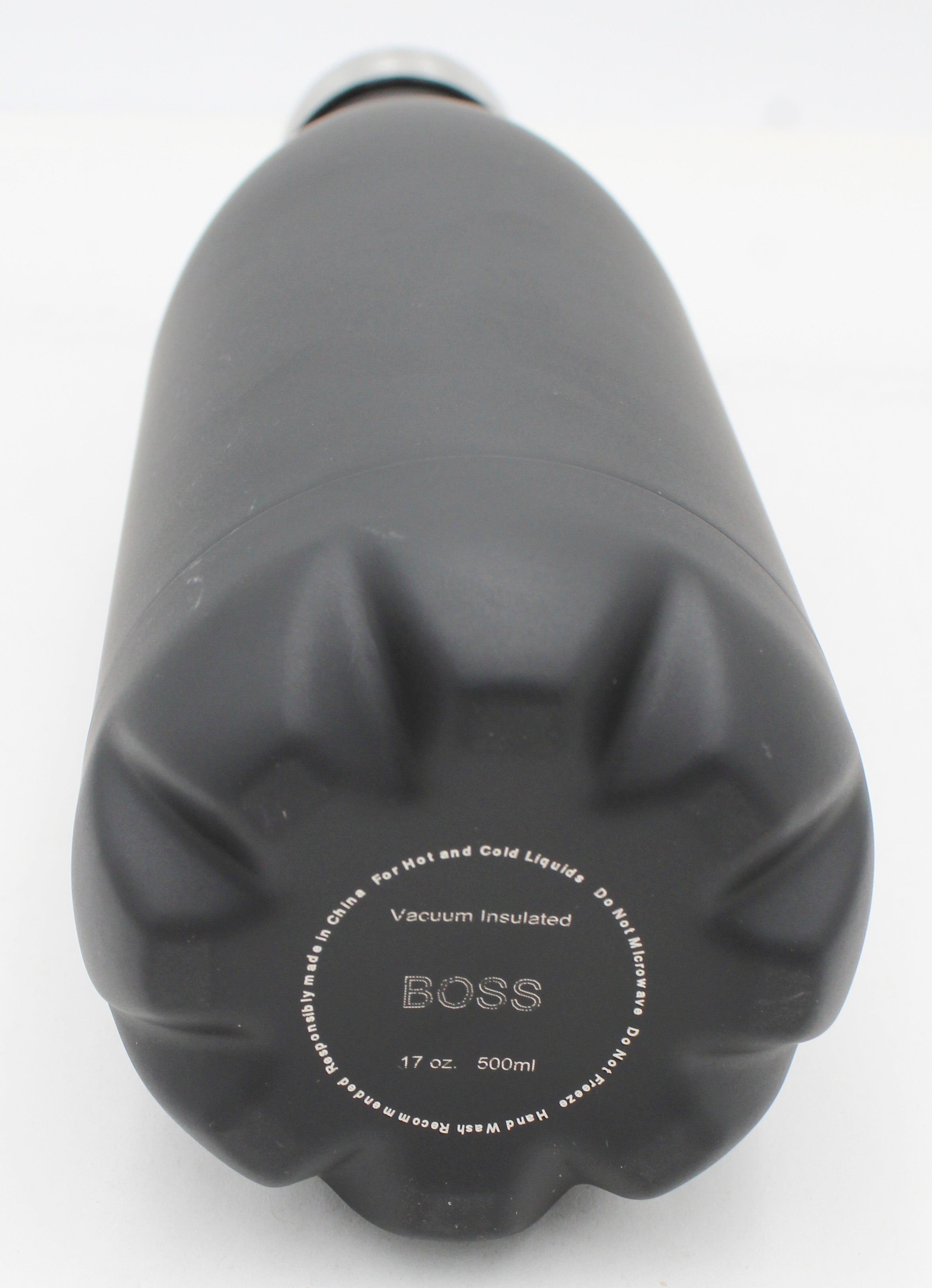STAINLESS STEEL INSULATED BOTTLE MATTE BLACK 17oz.