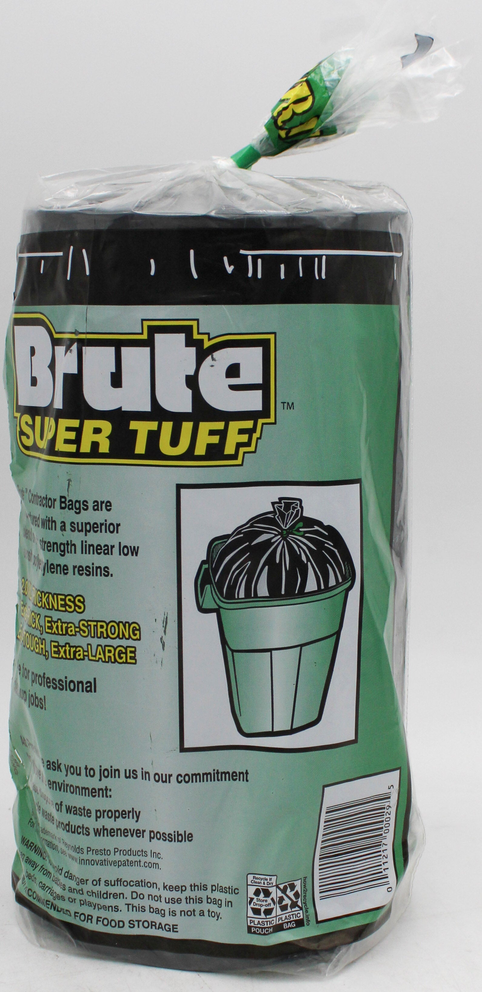 BRUTE 20CT 45 GALLON TRASH BAG POLYBAG NI