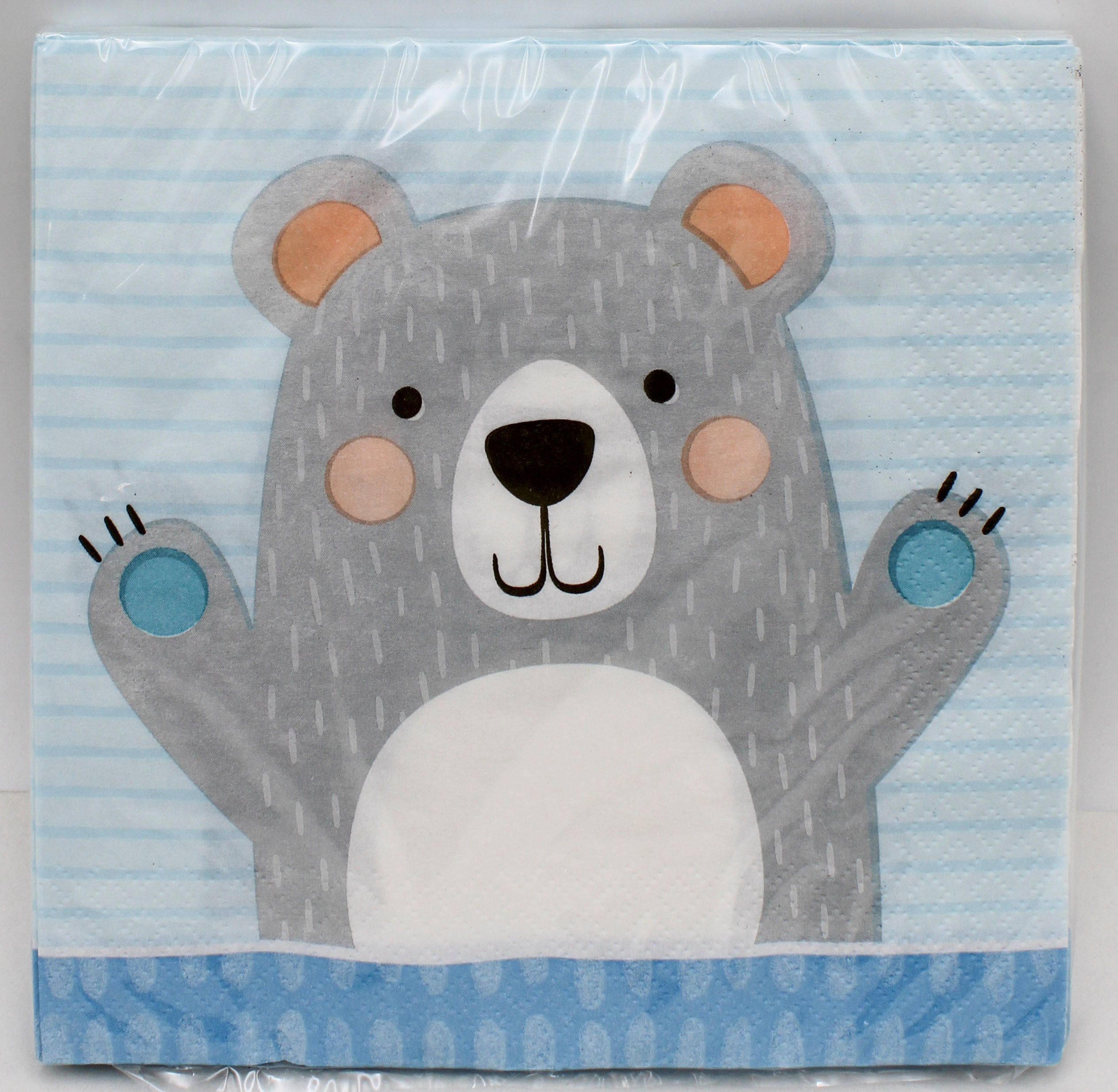 NAPKIN LUNCH 16CT 2P 1ST BIRTHDAY BEAR BFK