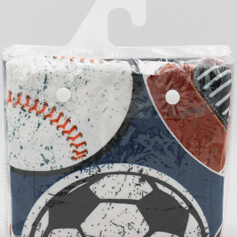 Loungie Bean Bag Chair Cover - Stuffed Animal Storage Bean Bag Cover 32" Round, Sport Black