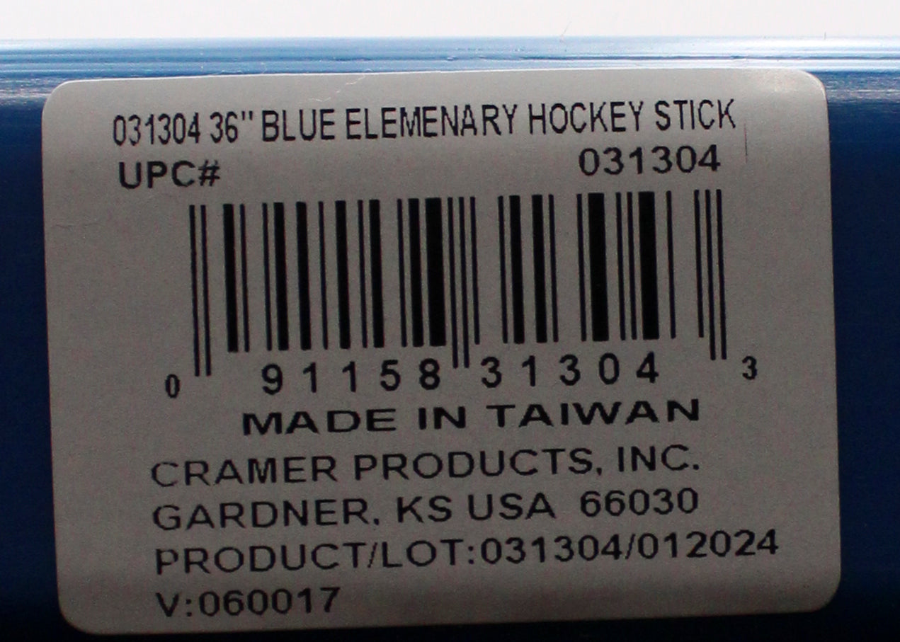 CRAMER 36" ELEMENTARY HOCKEY STICK – BLUE