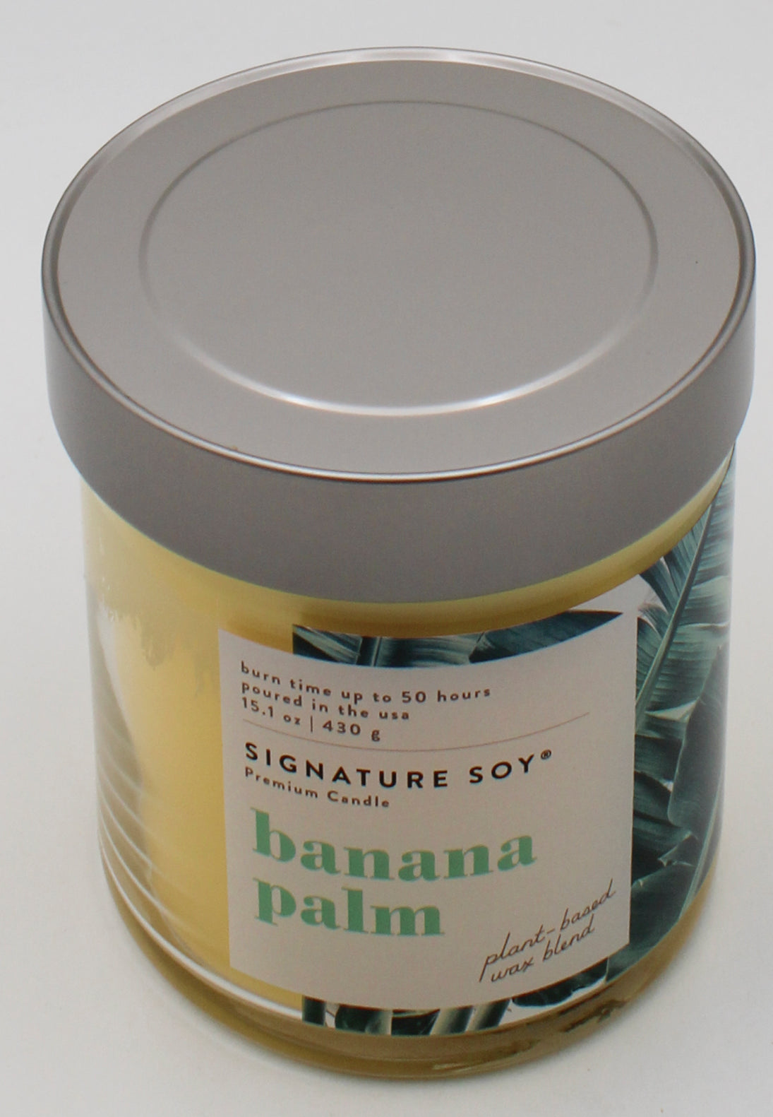 SIGNATURE SOY JAR CANDLE BANANA PALM 15.1oz