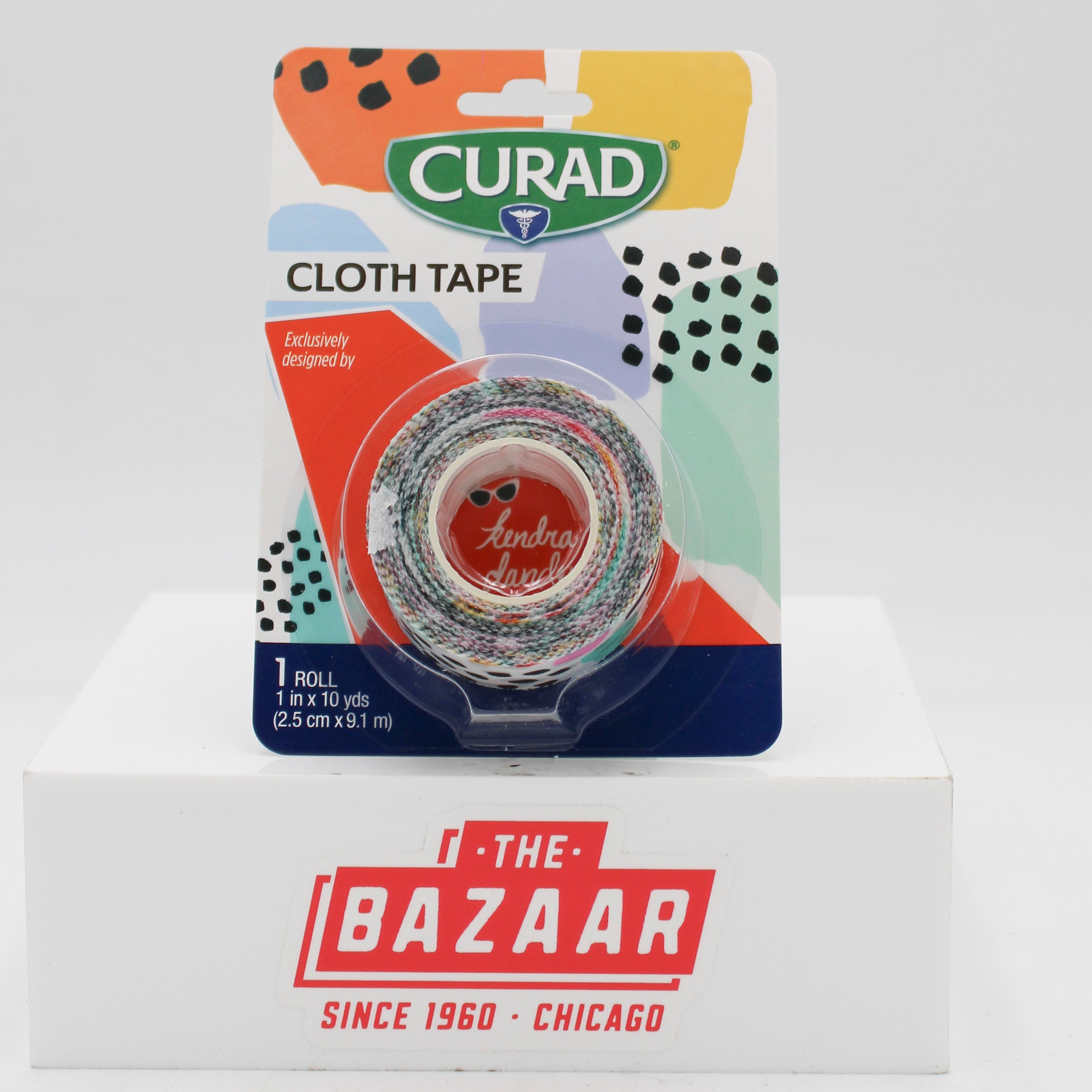 CURAD KENDRA DANDY CLOTH TAPE 1" 10yds NI
