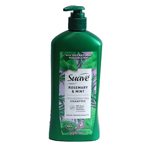 SUAVE SHAMPOO W/PUMP 18OZ-ROSEMARY MINT