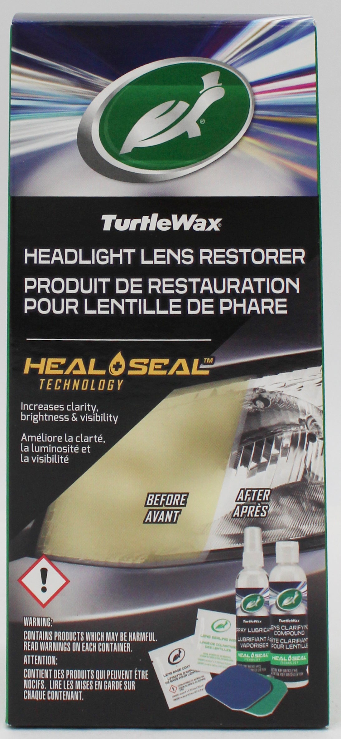 SP TURTLE WAX HEADLIGHT LENS RESTORER KIT