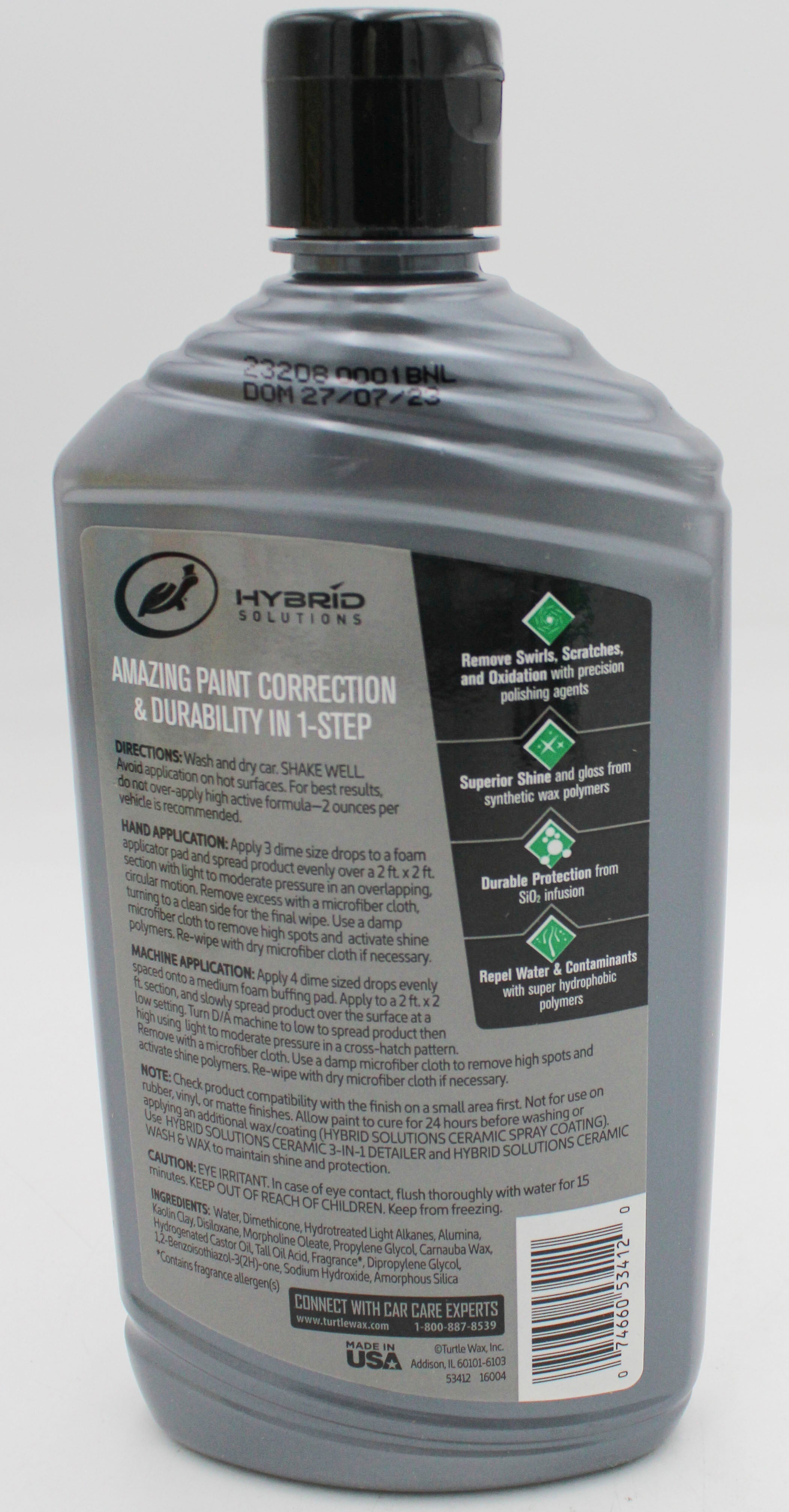 SP TURTLE WAX HYBRID CERAMIC POLISH & WAX 14oz