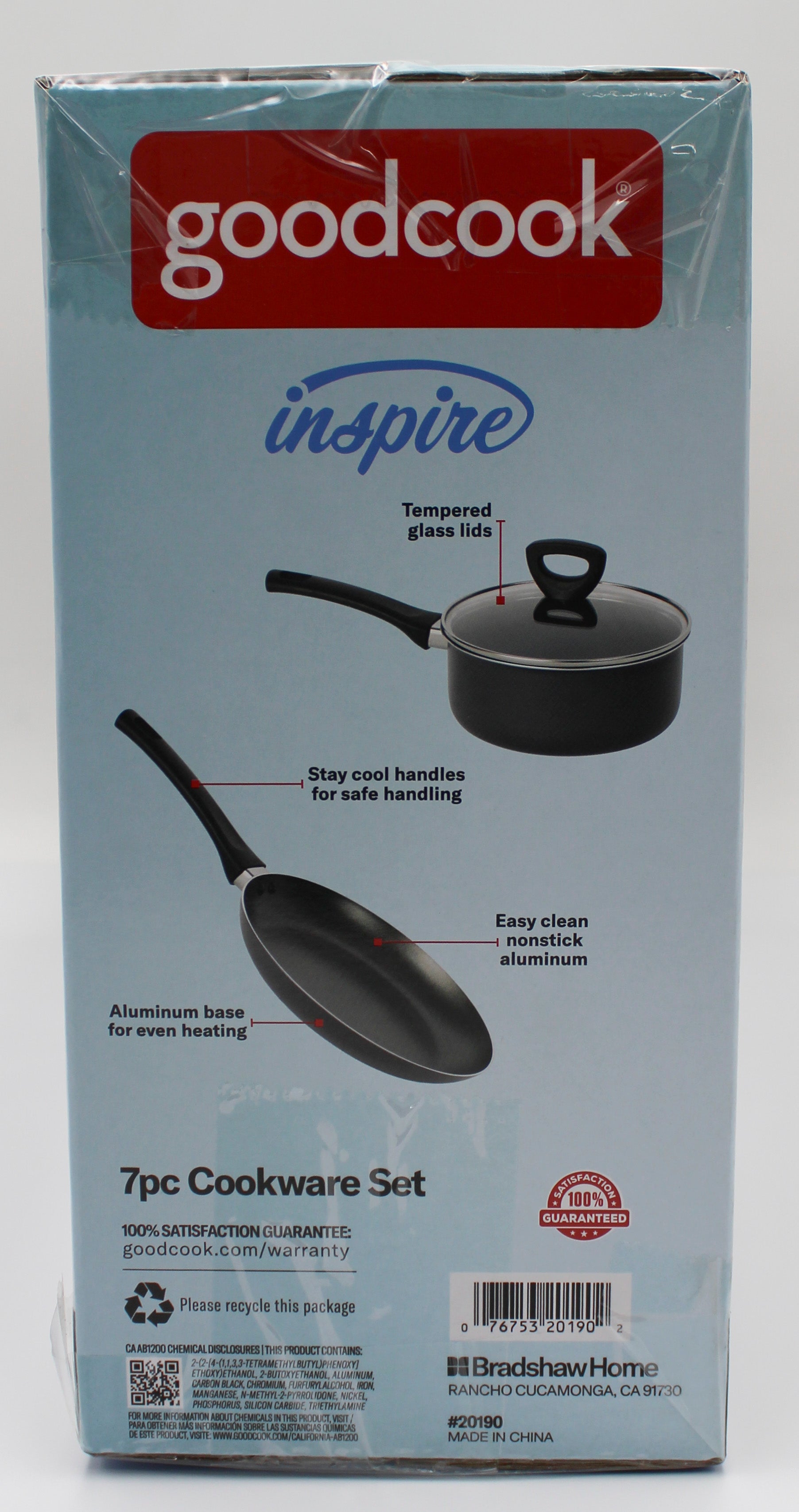 7-Piece Nonstick Cookware Set | Wholesale Kitchenware