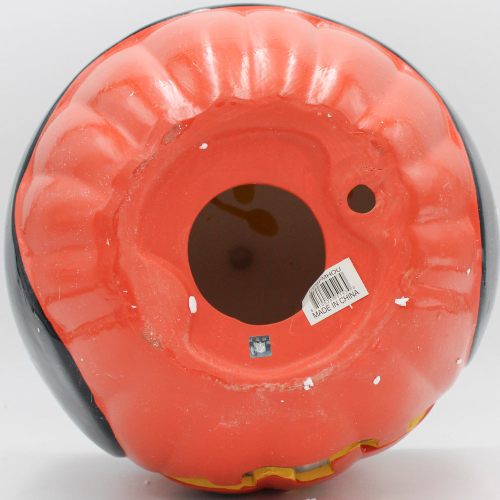 HOUSTON TEXANS CERAMIC PUMPKIN HELMET 10"