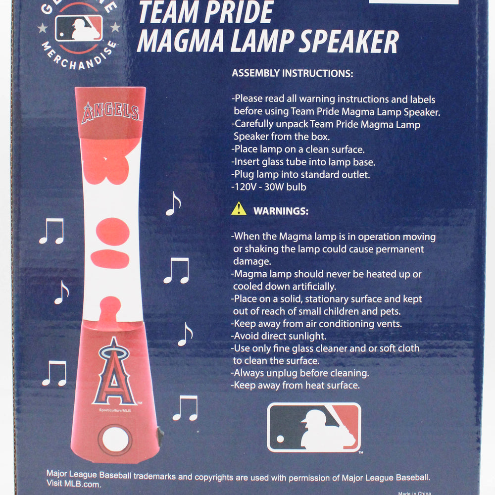 MLB LOS ANGELES ANGELS LAVA LAMP SPEAKER 16.5"