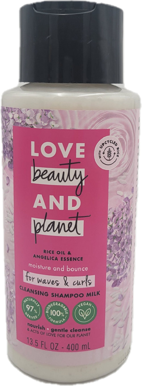 LOVE BEAUTY PLANET SHAMPOO CLEANSING MILK 13.5oz