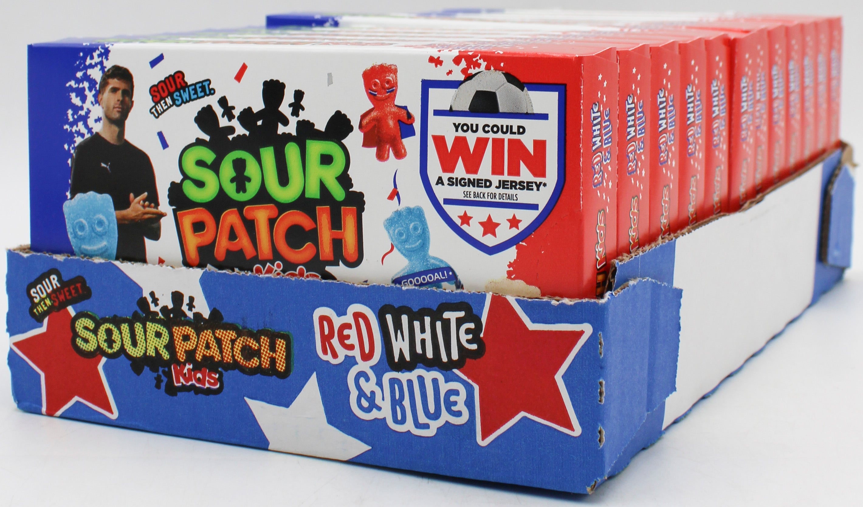 SOUR PATCH KIDS RED WHITE BLUE THEATRE BOX 3.08 Oz BB 1/5/27