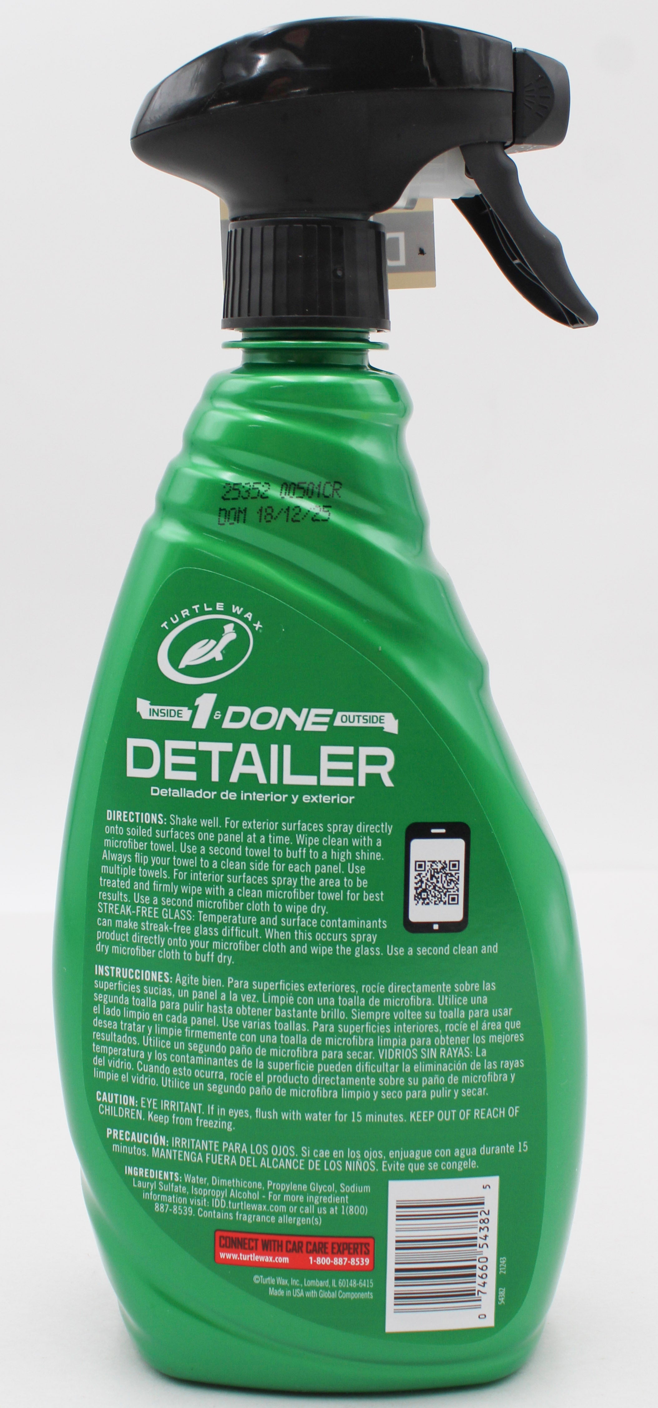 SP TURTLE WAX INSIDE & OUTSIDE CERAMIC DETAILER 26oz