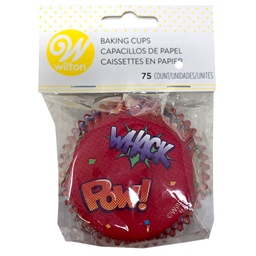 WILTON BAKING CUPS 75CT-POW RED