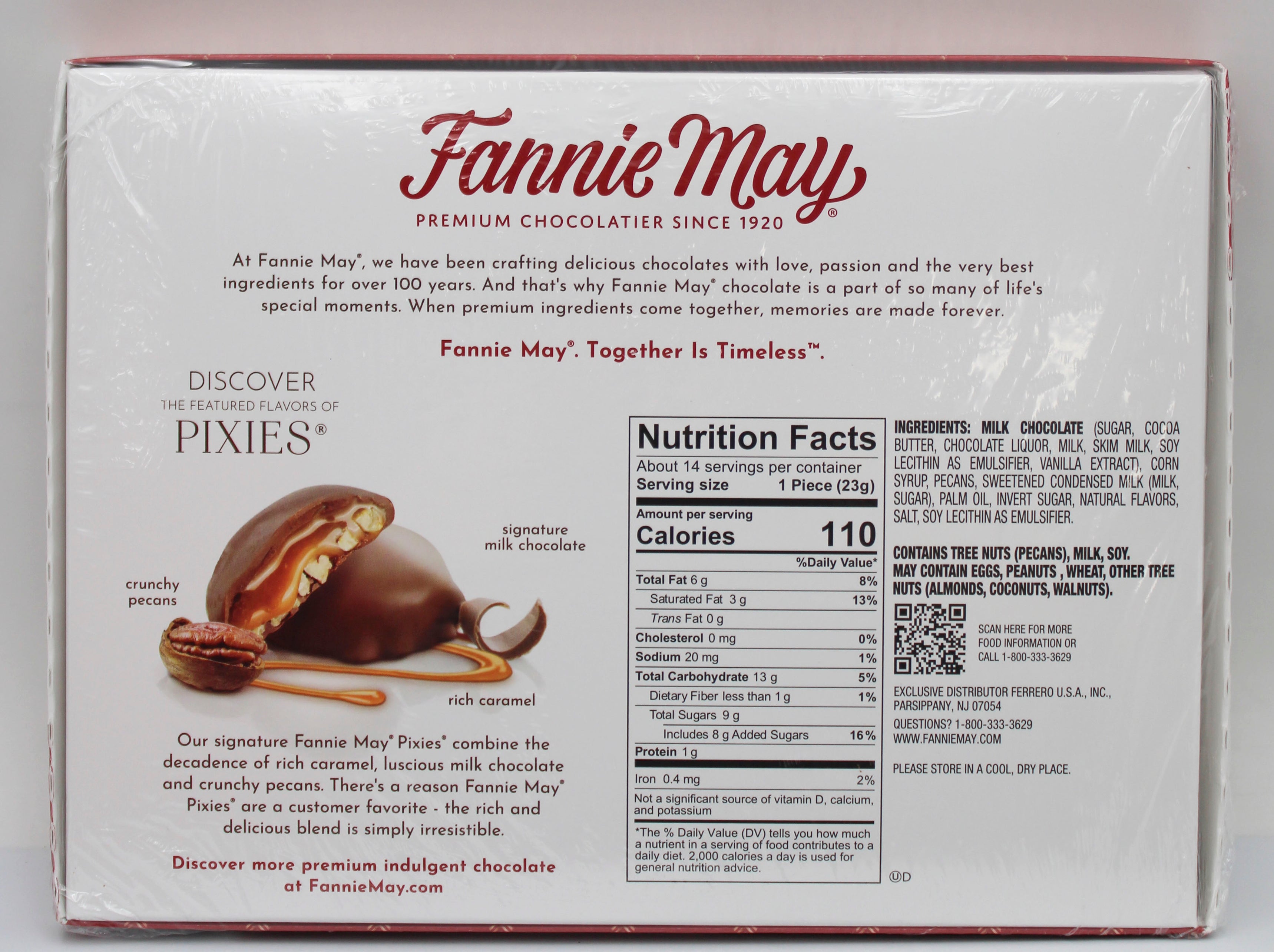 Fannie May Milk Chocolate Pixies Box - Bulk Pack