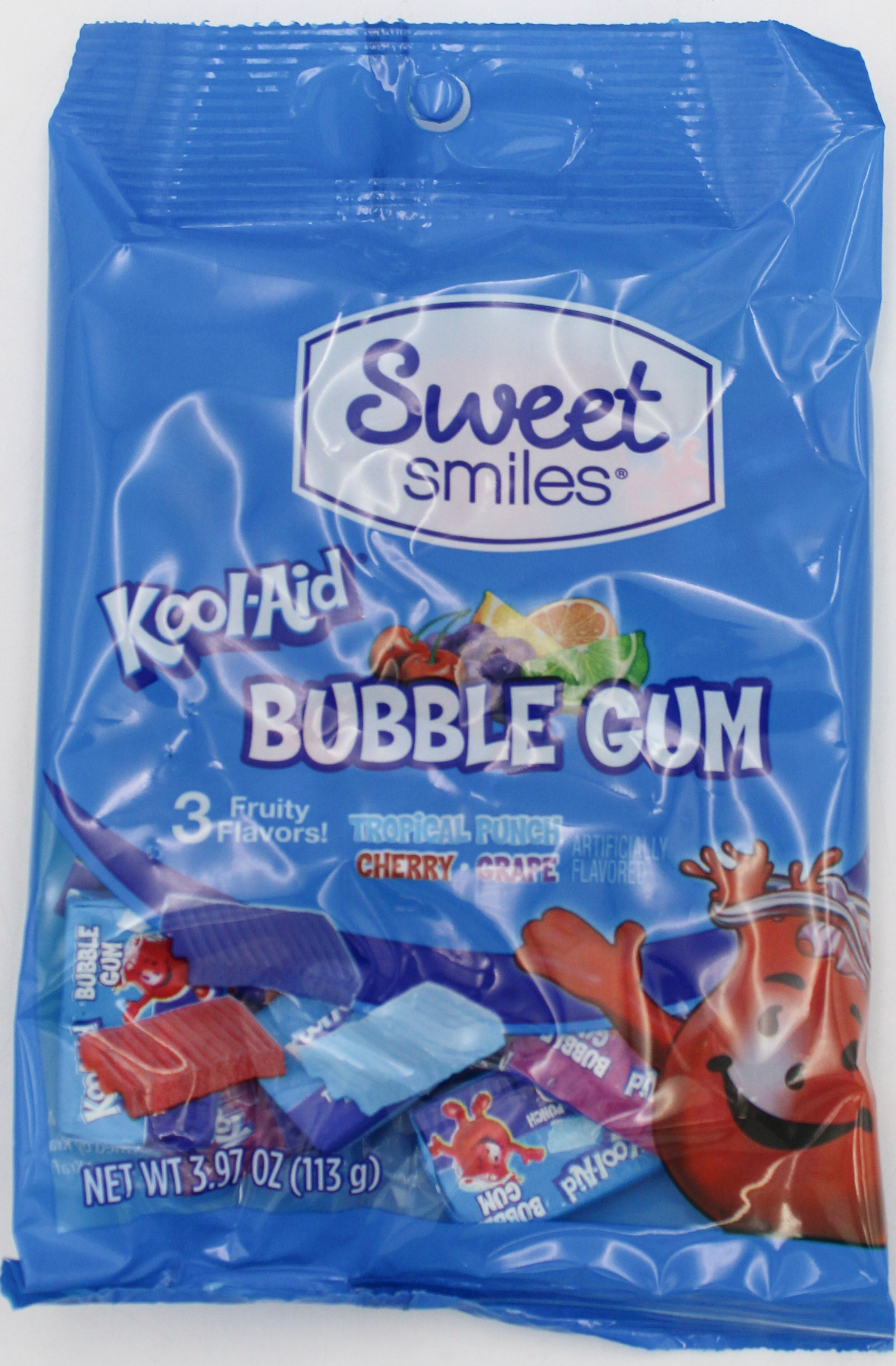 KOOL-AID BUBBLE GUM PEG BAG 3.97 OZ BEST BY 11/9/2025