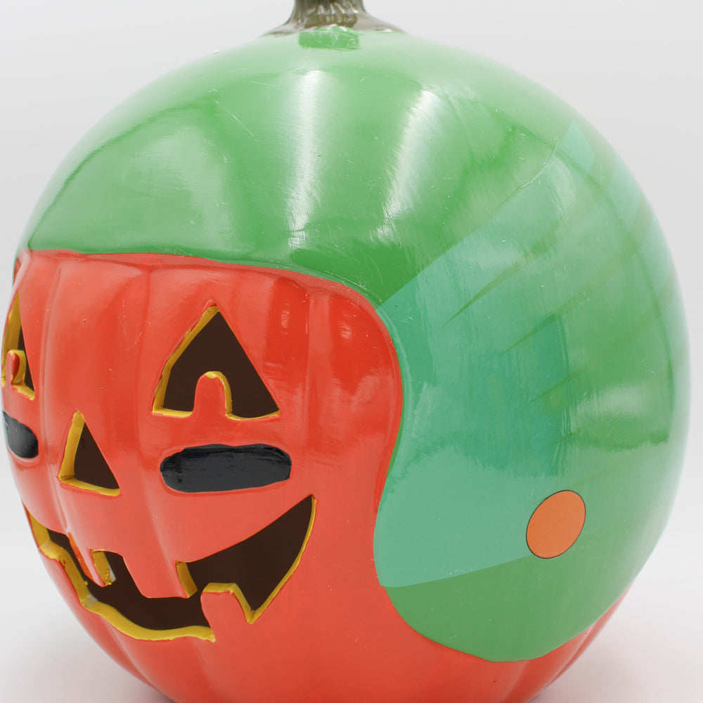 OREGON DUCKS CERAMIC PUMPKIN HELMET 10"