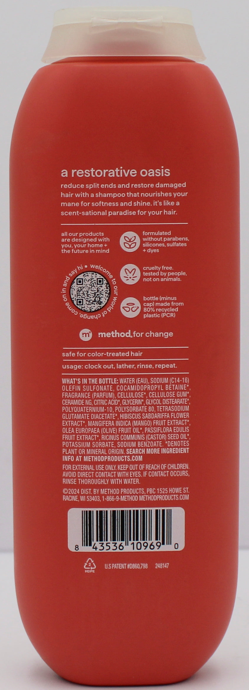 SP METHOD REPAIRING SHAMPOO 14oz ISLAND MIST