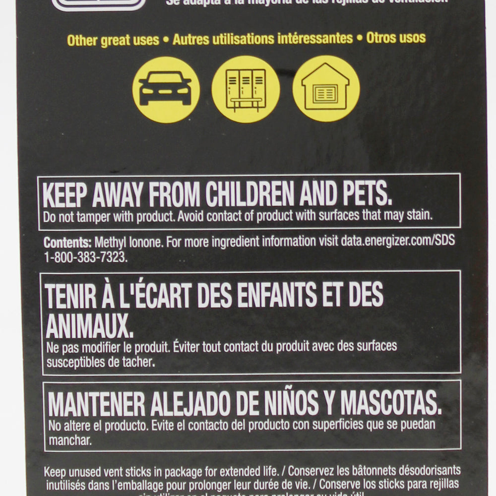 CALIFORNIA SCENTS! CORONADO CHERRY VENT STICKS CAR AIR FRESHENER - (6-PACK) NI